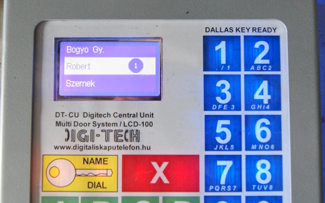 DIGITÁLIS KAPUTELEFON KÖZPONT MDS-LCD100